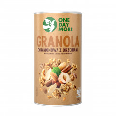 Granola OneDayMore cynamonowa z orzechami 