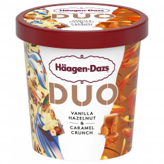 Lody Haagen-Dazs duo vanilla hazelnut & caramel crunch 