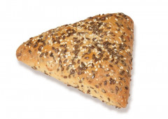 Bułka wypiek Wysokobiałkowa 105g trójkąt wieloziarnisty