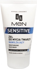 Aa men sensitive żel myjący do twarzy nawilżający 