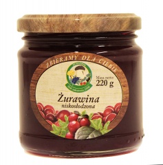 Żurawina do mięsa niskosłodzona 