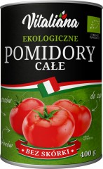 Pomidory naturavena całe bez skórki bio 400g 