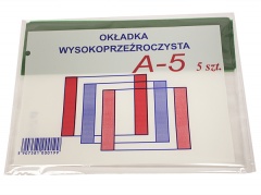 OKŁADKA A5 NA ZESZYTY KOLOR