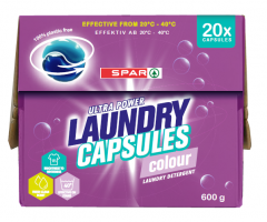 Kapsułki do prania Spar Ultra Power kolor 20szt 