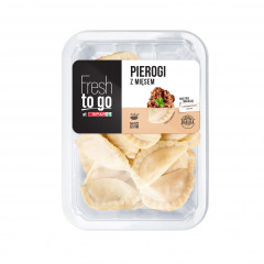Pierogi Fresh to go at Spar z mięsem 