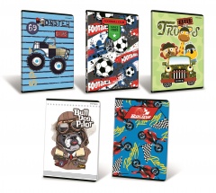 ZESZYT TOP 2000 STANDARD BOYHOOD A5 16K KRATKA