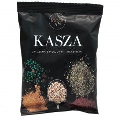 Kasza gryczana z pieczonymi warzywami 