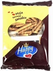 Rurka waflowa nadziewana kremem kokosowym 