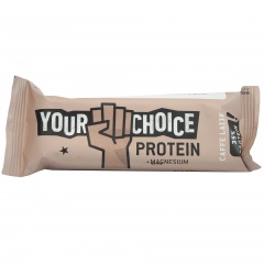 Baton proteinowy kawa latte 35% z magnezem yourchoice. 