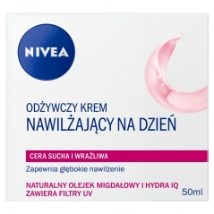 Krem do twarzy Nivea odżywczy nawilżajacy na dzień 