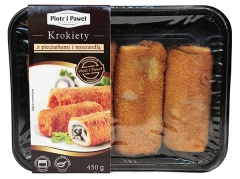 Krokiety z pieczarkami i mozzarellą 