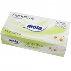 Chusteczki mola sensitive balsam rumianek box 