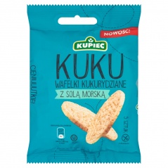KUPIEC WAFELKI KUKURYDZ KUKU SÓL MORSKA 18G