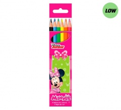 Kredki licencyjne 6 kolorów minnie mickey 