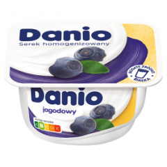 Danio Serek homogenizowany jagodowy 130 g