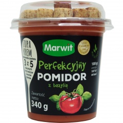 Zupa Krem z pomidorów z bazylią