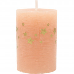 Świeca Mueller lampion polar cosmos 100x68mm pudrowy róż 