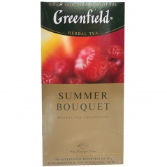 Herbata greenfield ziołowo-owocowa summer bouquet. 