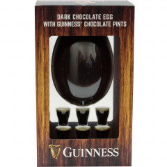 Figurka Guinness jajko z czekolady deserowej 