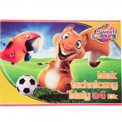 Blok techniczny biały 