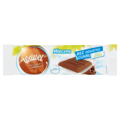 Baton wawel czekolada mleczna bez cukru 