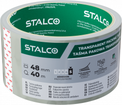 Taśma Stalco pak transp 48mmx40m 