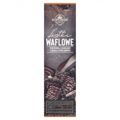 Listki waflowe z kremem czekoladowym 