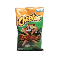 Chrupki kukurydziane cheetos xcrrunch zielona cebulka 