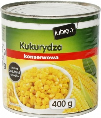 Kukurydza konserwowa - lubię:) 