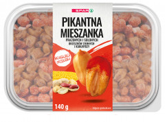 Spar mieszanka pikantna prażonych solonych orzechów i kukurydzy 