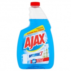 Ajax płyn do szyb optimal 7 multi action 750ml zapas