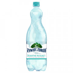 Woda lgaz Żywiec Zdrój delikatnie musująca 1l doliczana kaucja 50 gr 