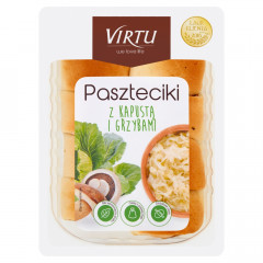 Paszteciki virtu z kapustą i grzybami 