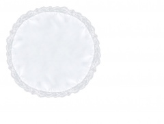 Serwetka atłasowa zdobiąca koszyczek