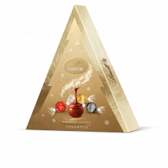 Lindt Lindor Pralinki z czekolady mlecznej białej i gorzkiej z nadzieniem 125 g
