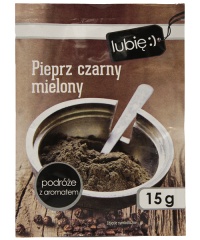 Pieprz czarny mielony - lubię:) 