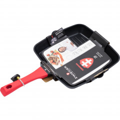 Patelnia grill 28cm Obsidian Zwieger