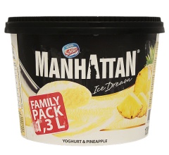 Lody manhattan jogurtowo-ananasowe 