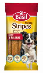 Przysmak dla psa basil kawałki wołowina z serem 140g 