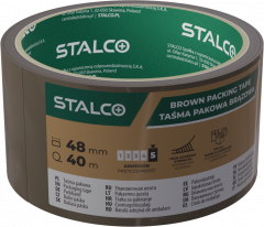 Taśma Stalco pak brąz 48mmx40m 