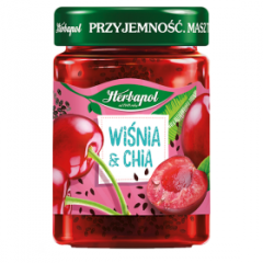 Herbapol produkt owocowy wiśnia i chia 280g