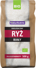 Naturavena Ekologiczny ryż długoziarnisty biały 500g