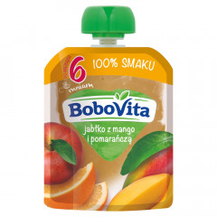 Mus bobovita jabłko mango pomarańcza 