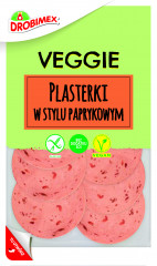 Plasterki veggie bez glutenu w stylu paprykowym 80g 