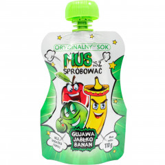 Mus oryginalny gujawa jabłko banan 