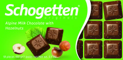 Czekolada Schogetten orzechowa 