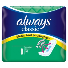Always podpaski Classic Standard 10 szt