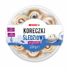 Spar koreczki śledziowe po giżycku 