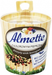 Serek Almette z kolorowym pieprzem 