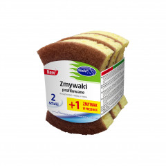 ST Zmywaki profilowane z miedzią 2+1